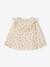 T-shirt with a blouse-style print for babies vanilla - vertbaudet enfant 