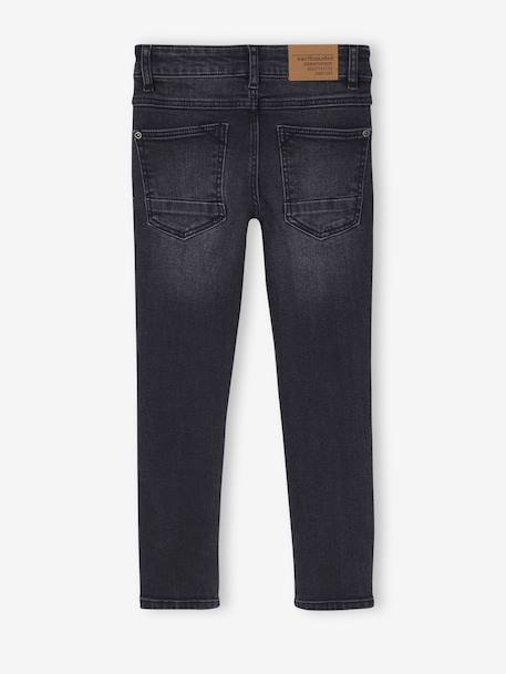 Jean garçon slim morphologique FIN denim black+DENIM BRUT+denim gris+DENIM GRIS FONCE+double stone+STONE - vertbaudet enfant 
