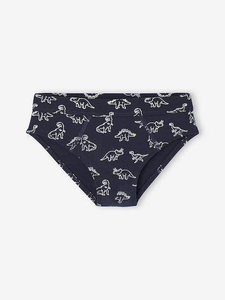 Pack of 7 Dino Briefs for Boys navy blue - vertbaudet enfant 