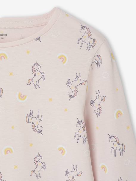 Pack of 3 Unicorn Pyjamas for Girls ecru - vertbaudet enfant 