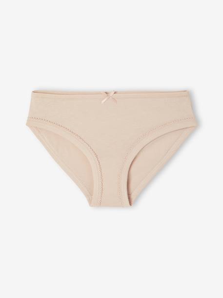 Pack of 7 Hearts Briefs for Girls rose - vertbaudet enfant 