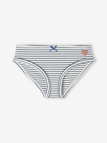 Lot de 7 culottes Coeurs Fille rose - vertbaudet enfant 