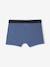 Pack of 5 Plain Boxers for Boys blue - vertbaudet enfant 