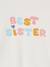 'Best Sister' Pyjamas in Ribbed Jersey Knit, for Girls ecru - vertbaudet enfant 
