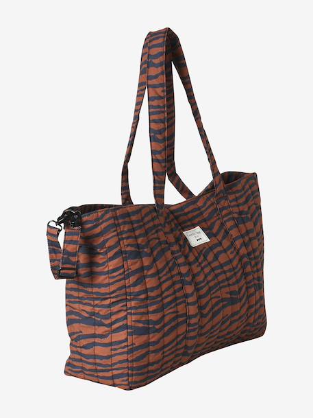 Wildlife tote bag in cotton canvas cashew - vertbaudet enfant 