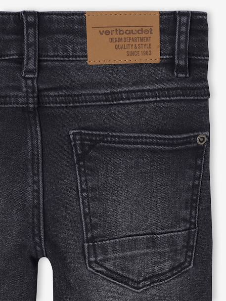 Jean garçon slim morphologique FIN denim black+DENIM BRUT+denim gris+DENIM GRIS FONCE+double stone+STONE - vertbaudet enfant 