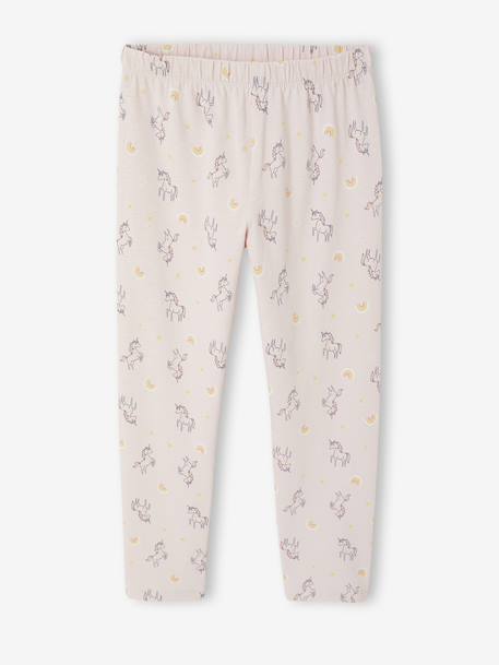 Pack of 3 Unicorn Pyjamas for Girls ecru - vertbaudet enfant 