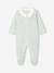 Velour Sleepsuit for Newborns ecru - vertbaudet enfant 