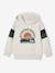 Hooded Sweatshirt with Print marl white+navy blue+pecan nut+sage green+white - vertbaudet enfant 