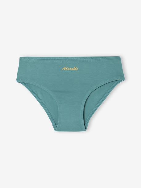 Lot de 7 culottes assorties fille fuchsia - vertbaudet enfant 