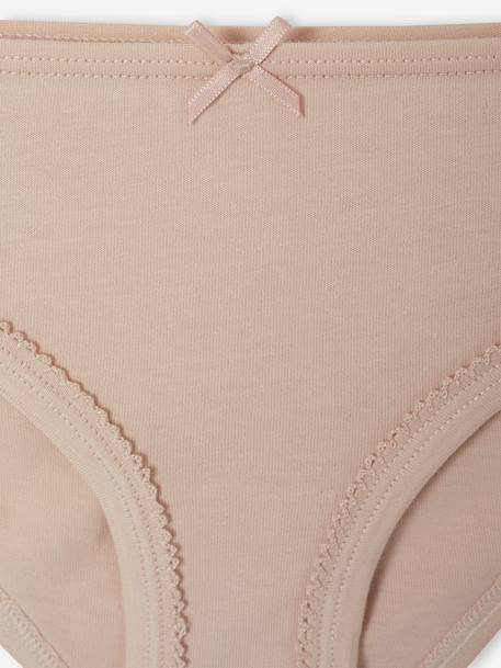 Lot de 7 culottes Coeurs Fille rose - vertbaudet enfant 