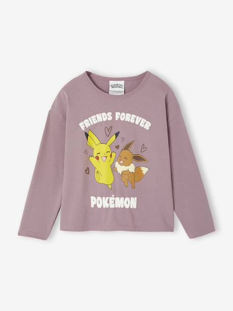 Tee-shirt manches longues Pokémon fille violet - vertbaudet enfant 