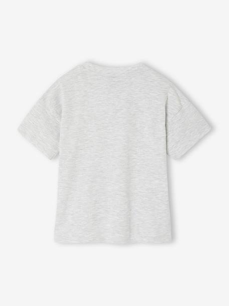 Girl's The ROLLING STONES® T-shirt marl grey - vertbaudet enfant 