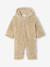 Pramsuit in Microfleece sandy beige - vertbaudet enfant 
