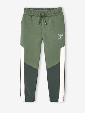 Pantalon de Jogging Color Block Garçon - vertbaudet enfant Garçon-Pantalon de Jogging Color Block Garçon