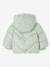 Lightweight Jacket with Printed Hood for Babies sage green - vertbaudet enfant 