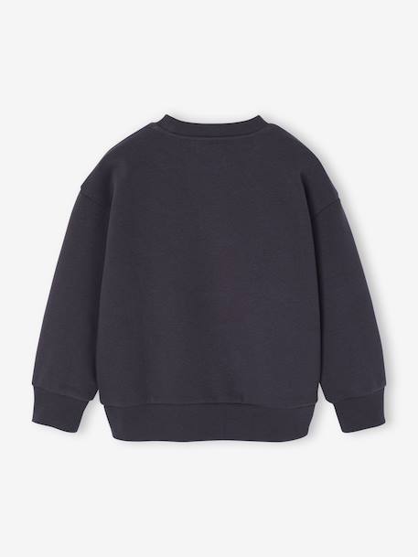 Sequinned 'Planets' Sweatshirt for Boys anthracite - vertbaudet enfant 