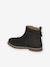 Leather Boots for Girls camel+Dark Blue+printed black - vertbaudet enfant 