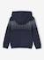 Hooded Sherpa-Lined Cardigan for Boys navy blue - vertbaudet enfant 