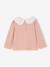 Pack of 2 T-Shirts with Broderie Anglaise Collar for Babies rosy - vertbaudet enfant 