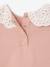 Pack of 2 T-Shirts with Broderie Anglaise Collar for Babies rosy - vertbaudet enfant 