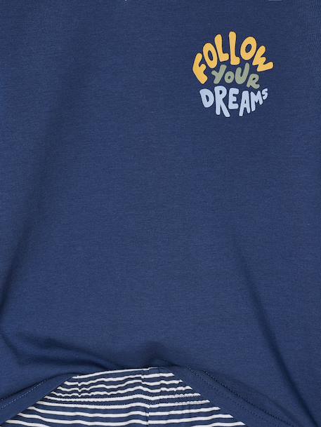 Lot de 3 pyjamas garçon vélo bleu océan - vertbaudet enfant 