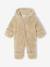 Pramsuit in Microfleece sandy beige - vertbaudet enfant 