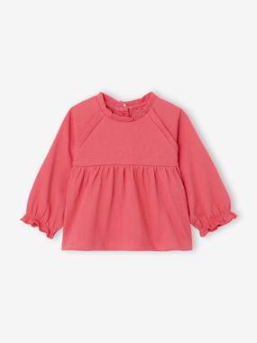 Baby-T-shirts & Roll Neck T-Shirts-T-shirts-T-shirt for babies in a blouse style 