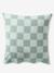 Parure housse de couette + taie d'oreiller enfant ROCK MUSIC, avec coton recyclé vert sauge - vertbaudet enfant 