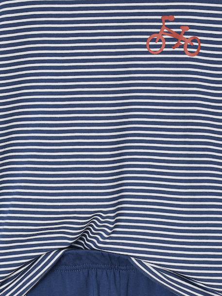 Pack of 3 Bike Pyjamas for Boys ocean blue - vertbaudet enfant 