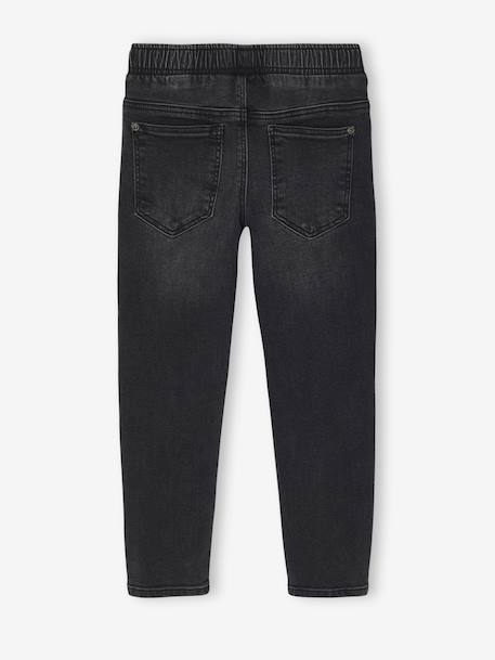 Lot 2 jeans garçon slim denim gris+double stone+stone - vertbaudet enfant 