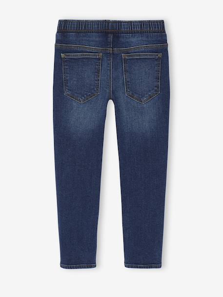 Lot 2 jeans garçon slim denim gris+double stone+stone - vertbaudet enfant 