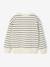 Printed Dog Sweatshirt for Boys striped white+tomato red - vertbaudet enfant 