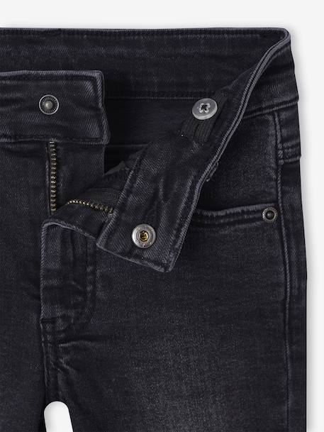 Jean garçon slim morphologique FIN denim black+DENIM BRUT+denim gris+DENIM GRIS FONCE+double stone+STONE - vertbaudet enfant 