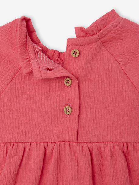 T-shirt for babies in a blouse style pomegranate - vertbaudet enfant 