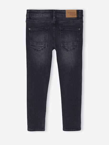 Jean garçon slim morphologique MEDIUM denim black+DENIM BRUT+denim gris+DENIM GRIS FONCE+double stone+STONE - vertbaudet enfant 