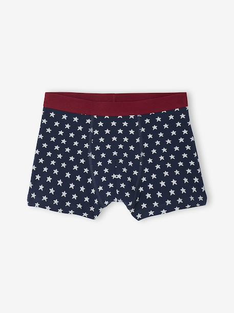 Lot 5 Boxers drapeau Garçon marine - vertbaudet enfant 