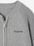 Gilet Teddy garçon manches longues gris chiné+marine - vertbaudet enfant 