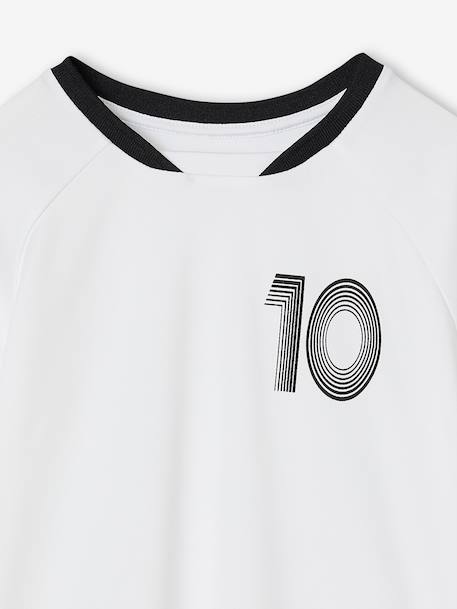 Short-Sleeved Football T-Shirt for Boys white - vertbaudet enfant 