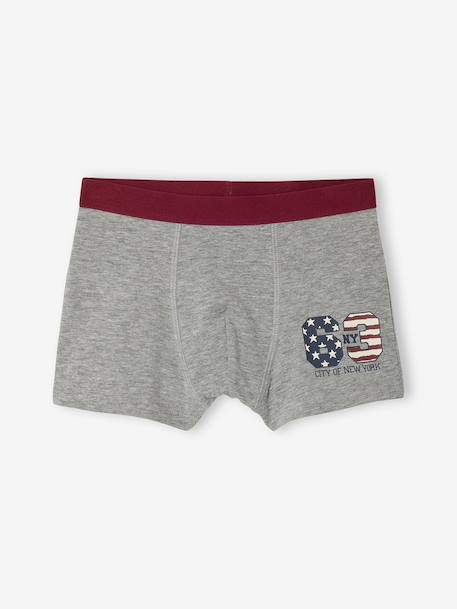 Lot 5 Boxers drapeau Garçon marine - vertbaudet enfant 