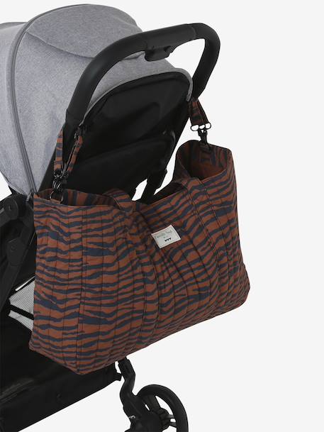 Wildlife tote bag in cotton canvas cashew - vertbaudet enfant 