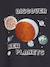 Sequinned 'Planets' Sweatshirt for Boys anthracite - vertbaudet enfant 