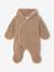 Pramsuit in Faux Fur with Ears beige - vertbaudet enfant 