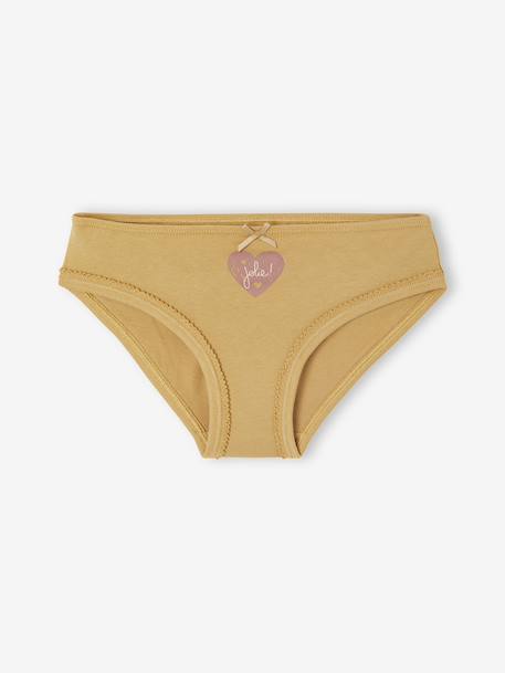 Pack of 7 Hearts Briefs for Girls rose - vertbaudet enfant 