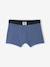 Pack of 5 Plain Boxers for Boys blue - vertbaudet enfant 