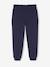 Jogging fille molleton motif love irisé marine+rose+vert sauge - vertbaudet enfant 