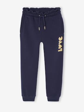 Fille-Jogging fille molleton motif love irisé