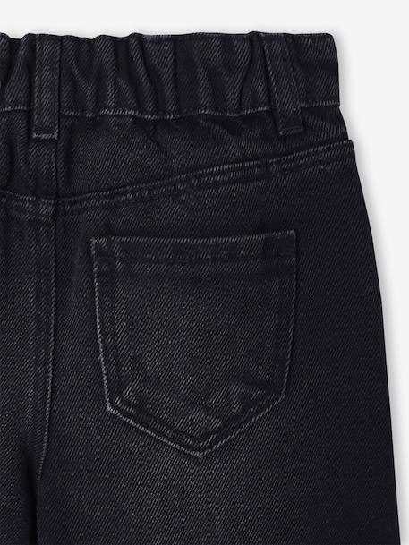 Jean fille large bleu moyen+denim black+denim bleached+denim brut+denim gris+stone - vertbaudet enfant 
