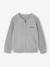 Gilet Teddy garçon manches longues gris chiné+marine - vertbaudet enfant 