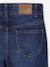 Jean fille large morphologik tour de hanches fin bleu clair+bleu foncé+bleu moyen - vertbaudet enfant 